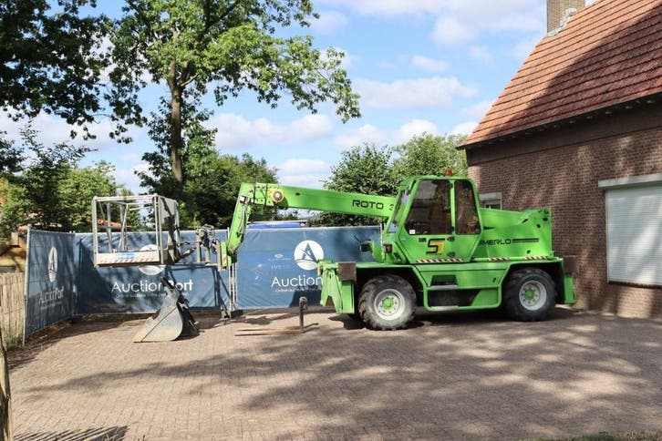 Veiling: Verreiker Merlo ROTO 30.16-EV Diesel 3000kg 16.0m 1, Zakelijke goederen, Machines en Bouw | Kranen en Graafmachines, Verreiker