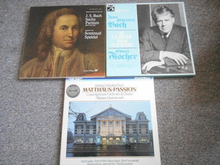 J.S. Bach - 3 Boxsets : Bach : Le Clavier Bien Tempéré;, Cd's en Dvd's, Vinyl Singles