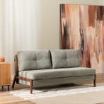 50% Korting: Slaapbank 2 persoons Mikko gerecyclede stof, Ophalen, Zo goed als nieuw, Stof, Scandinavisch, Modern