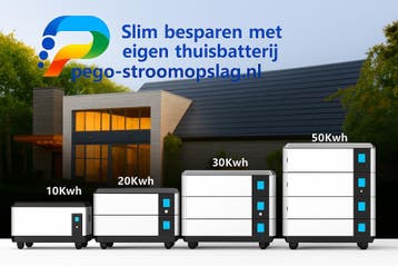 Thuisbatterij Set Deye omvormer met thuisbatterij 10 kWh, Verzenden, Nieuw, Compleet systeem, 200 wattpiek of meer
