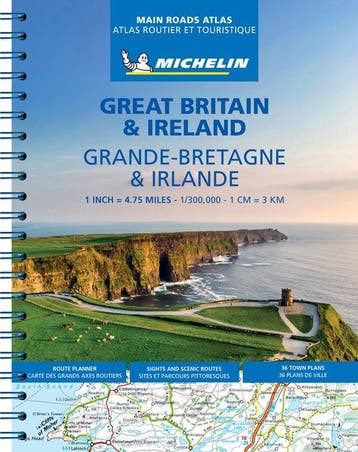 9782067235861 Great Britain  Ireland Main Roads Atlas (A4..., Boeken, Verzenden, Nieuw, Michelin