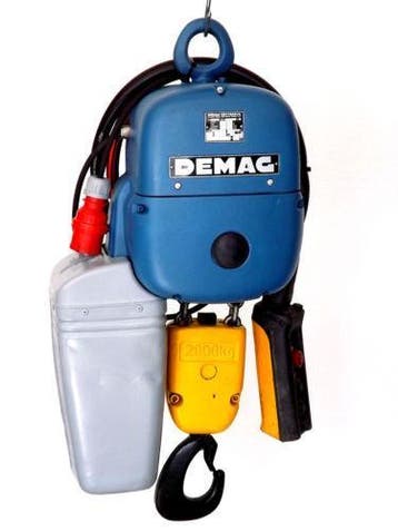 Demag gebruikte/gereviseerde kettingtakels 2.000 kg, Ophalen, Gebruikt