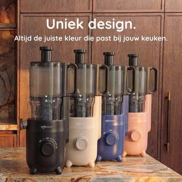 2dekans | Safecourt Kitchen Slow Juicer - krachtige motor, Ophalen of Verzenden, Zo goed als nieuw