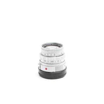 Leica Summicron 50mm F/2 DR + Goggles Occasion M5244, Audio, Tv en Foto, Fotografie | Lenzen en Objectieven, Ophalen of Verzenden