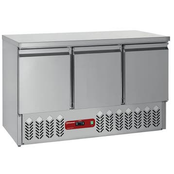 Compacte koeltafel 3 deuren GN 1/1, 380 Lit, Verzenden, Nieuw in verpakking, Koelen en Vriezen