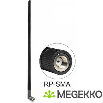 Delock 88450 antenne RP-SMA 802.11 b/g/n 9dBi 38cm, Verzenden, Nieuw, DeLock
