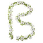 Amigo Bloemenslinger voor fiets - 120 cm - Wit - Eenvoudi..., Fietsen en Brommers, Fietsonderdelen, Ophalen of Verzenden, Nieuw