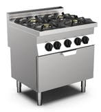 Mareno M0-700 line gasfornuis, 4 branders en GN 2/1 gasoven,, Verzenden, Nieuw in verpakking