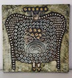 Gustavsberg - Lisa Larson - Reliëf, Frau mit Blumen - 22.5, Antiek en Kunst