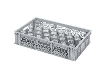 BASIC glazenkrat - 600 x 400 x H 130 mm voor 33 glazen -, Ophalen of Verzenden, Nieuw
