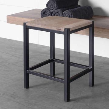 Badkamer Kruk LoooX Wooden Stool met Frame 35x30x45 cm, Ophalen of Verzenden, Nieuw