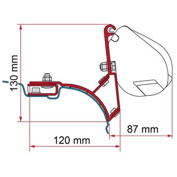 Fiamma VW T5/T6 Multivan Transporter Kit H1-L1 >2003 F35, Ophalen of Verzenden, Nieuw