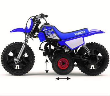 Trainingswielen zijwielen compatibel met Yamaha PW50, Motoren, Onderdelen | Yamaha, Nieuw