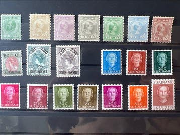 Suriname 1892/1972 - Selectie, Gestempeld