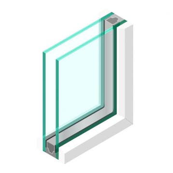 Dubbel glas 55.2 - sp - 44.2, Ophalen of Verzenden, Nieuw