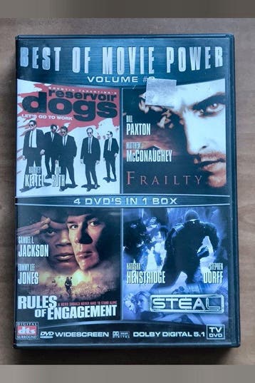 Reservoir Dogs Frailty Rules of Engagement Riders Action DVD, Verzenden, Nieuw in verpakking