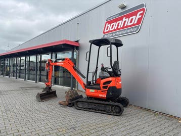 Te koop 3x jong gebruikte Kubota minikraan U15-3 U27-4 KX019, Ophalen, Graafmachine