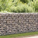vidaXL Gabion mand 200x30x100 cm gegalvaniseerd staal, Verzenden, Nieuw, IJzer, 1 tot 2 meter