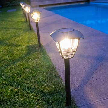 Solar priklamp Prickle met warm wit licht set van 2, Zonne-energie, Kunststof, Verzenden, Minder dan 50 watt