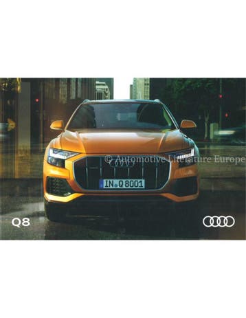 2018 AUDI Q8 BROCHURE NEDERLANDS, Boeken, Nieuw, Audi, Author