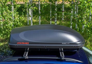 Dakkoffer Kamei Husky 420 - matzwart, Auto diversen, Dakkoffers, Ophalen of Verzenden, Nieuw