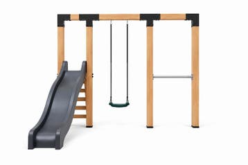 Houten schommel Dommel 300 cm van hout – met glijbaan ant., Ophalen of Verzenden, Nieuw
