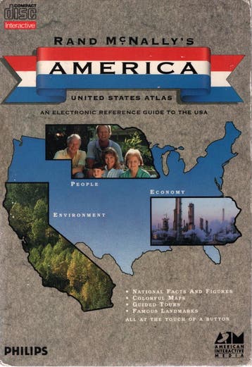 Philips CD-i / CDi Rand McNallys America: US Atlas, Verzenden, Zo goed als nieuw