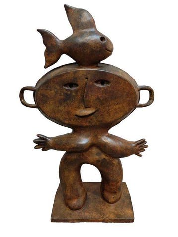 Ripollés (1932) - Hombre Pez - bronze