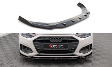 Voorspoiler V.1 Audi A4 B9 FL Maxton Glans Zwart, Auto-onderdelen, Ophalen of Verzenden, Nieuw