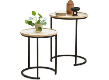 Lifa Living Moderne Bijzettafels - Set van 2, Verzenden, Nieuw