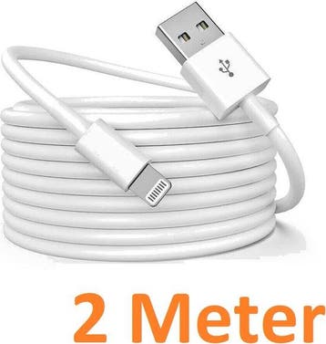 Lightning kabel – Geschikt voor iPhone iPad iPod AirPods –, Ophalen of Verzenden, Nieuw