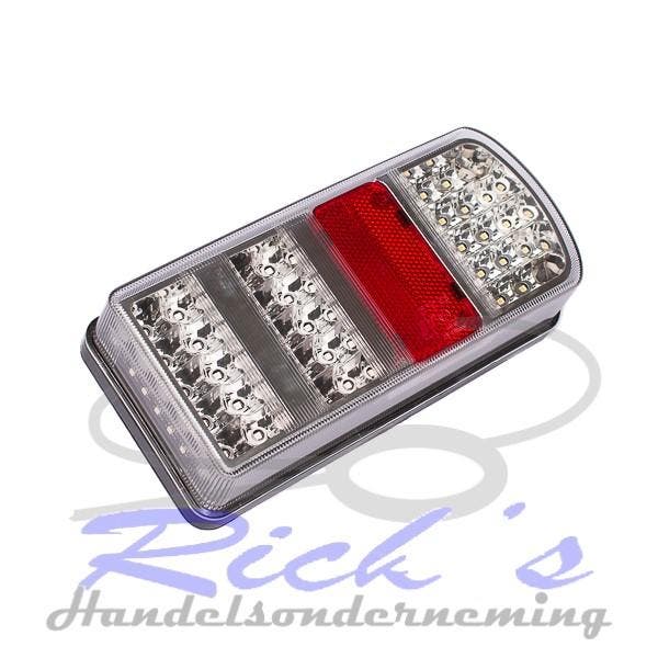 Achterlicht LED 12V rechts met 150 cm kabel, Auto diversen, Aanhangwagen-onderdelen, Nieuw, Ophalen of Verzenden