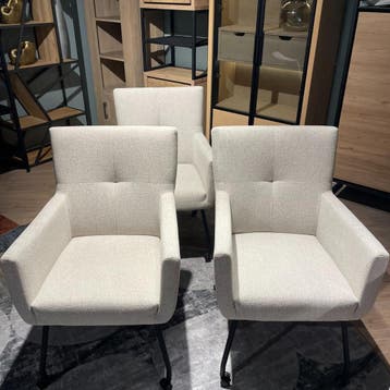 Mento Armstoel Set van 3 - IN.HOUSE, Ophalen of Verzenden, Nieuw, Modern, Drie