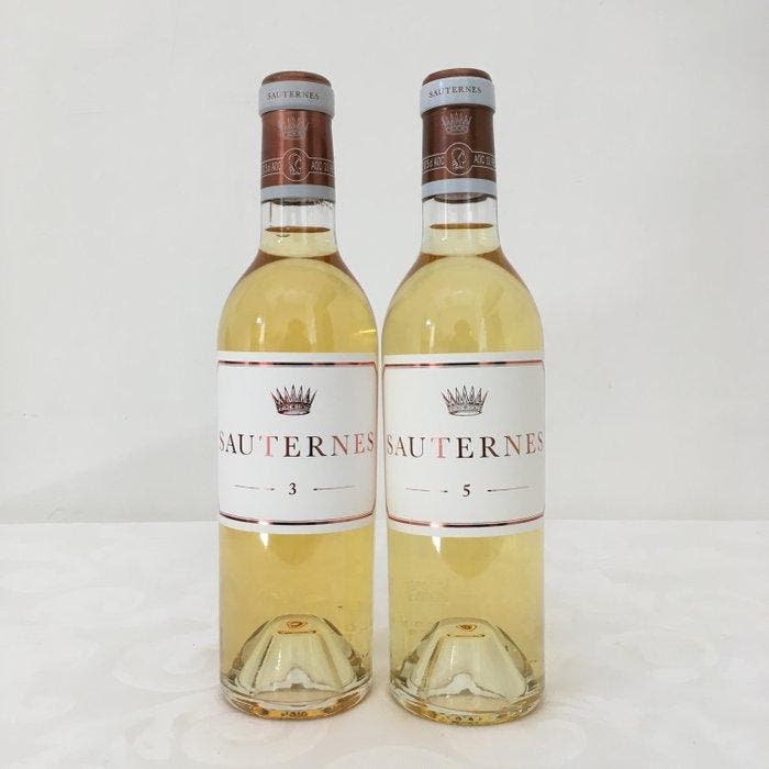 Sauternes by Château dYquem: 3 & 5 - Sauternes - 2, Verzamelen, Wijnen
