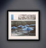 Christo - “The Umbrellas (blue) - Farboffset - Japan/USA