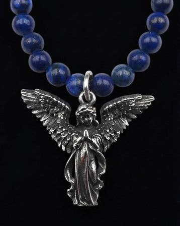 Lapis lazuli - Ketting Beschermengel - Goddelijke