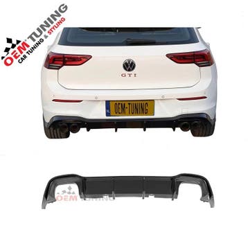 Diffuser 00-00 geschikt voor Golf 8 GTI GTE GTD R Line, Auto-onderdelen, Carrosserie en Plaatwerk, Volkswagen, Nieuw, Ophalen of Verzenden