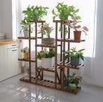 Extra Hoge Houten Plantenstandaard 16 Planken Binnen/Buiten, Verzenden, Nieuw