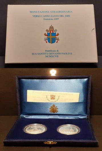 Vaticaan. Dittico 1997 Proof (Zonder minimumprijs)
