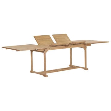 vidaXL Tuintafel verlengbaar 180-280x100x75 cm massief, Tuin en Terras, Tuintafels, Verzenden, Nieuw, Hout