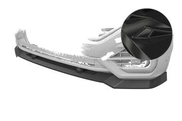 Cupspoiler voor VW Touareg 3 (Type CR) R-Line CSL813-G, Verzenden, Nieuw