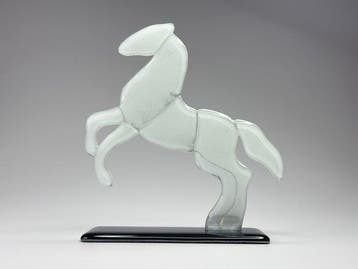 Studio Habrat - Beeldje - White Horse - fusie