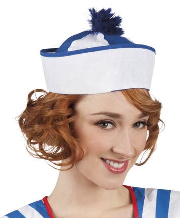 Cap Matroos blauw/wit, Kleding | Dames, Ophalen of Verzenden, Nieuw
