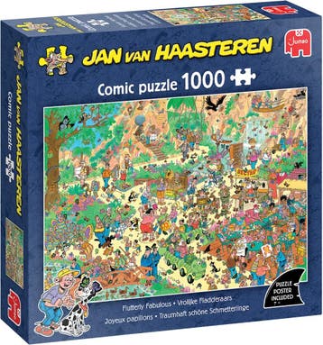 Jan van Haasteren - Vrolijke Fladderaars Puzzel (1000, Verzenden, Nieuw