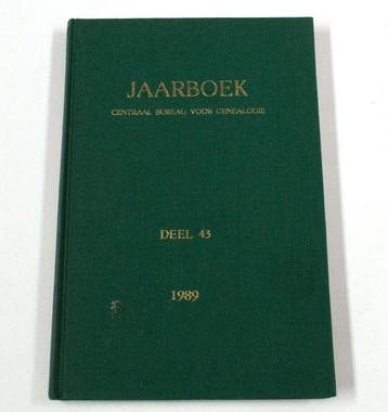 Jaarboek Centraal Bureau Voor Genealogie - 1989, Boeken, Verzenden, Gelezen