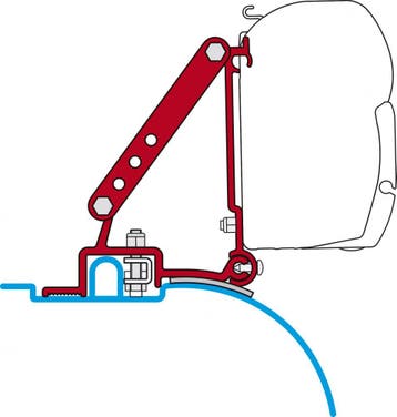 Fiamma Ducato/Jumper/Boxer Kit H2-L2/L3 1994-2006 F45, Ophalen of Verzenden, Nieuw