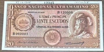 Saint Thomas en Prince. - 20 Escudos - 1958 - Specimen -