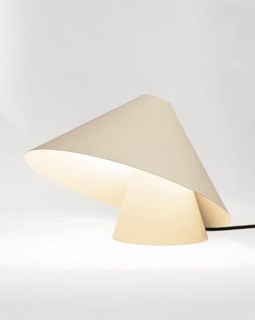 Luis Marie - Tafellamp - elpee - Aluminium - Paper White