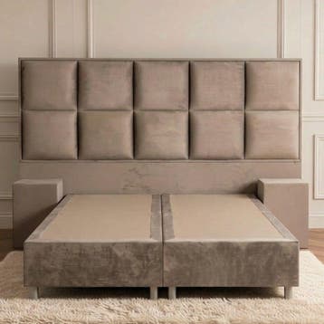 van Schaik Boxspring Royal Carré Zonder Matrassen - 140 x 20, Nieuw