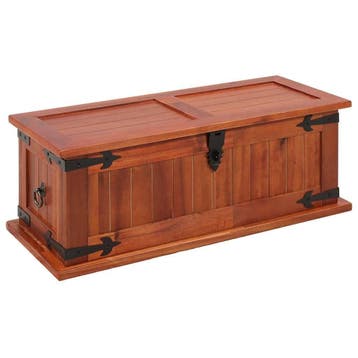 Salontafel met opbergruimte | Massief Hout | Laatste Stuk!, Huis en Inrichting, Woonaccessoires | Kisten, Overige materialen, Minder dan 50 cm